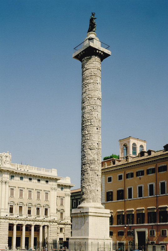 View of Trajan's Column à Romain