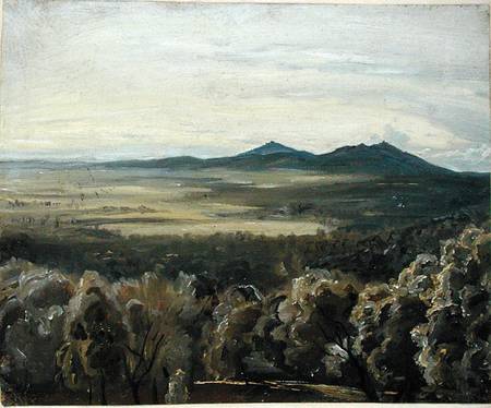 Italian Landscape à Rudolf Friedrich Wasmann