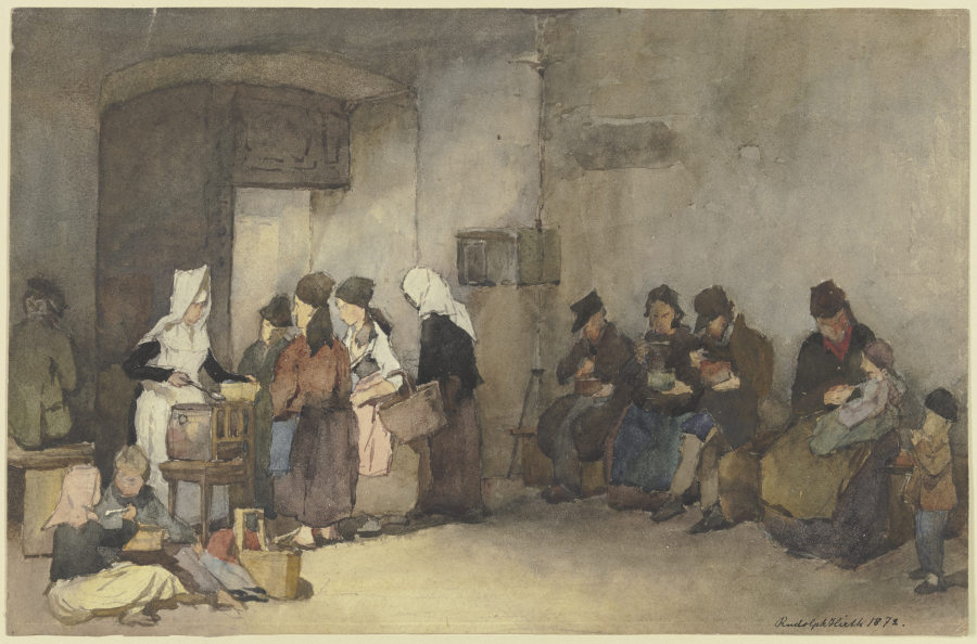 Feeding the poor à Rudolf Hirth du Frênes