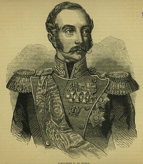 Alexander II (1818-81) of Russia à École russe