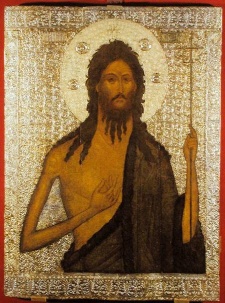 Icon of St. John the Forerunner, Moscow School à École russe