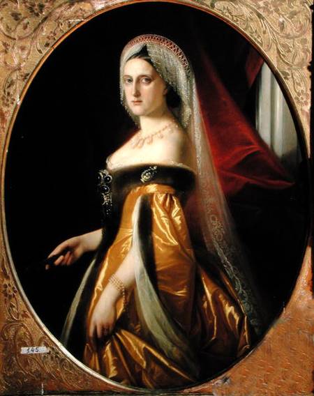 Portrait of Grand Duchess Maria Nikolaevna (1819-76) President of the St. Petersburg Art Academy à École russe
