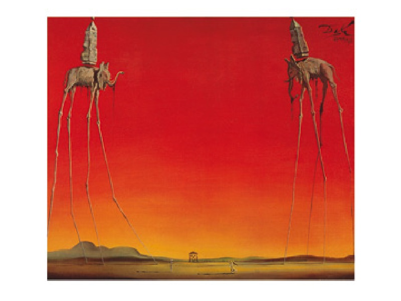 Titre de l‘image : Salvador Dali - Les élephants - (SD-82)