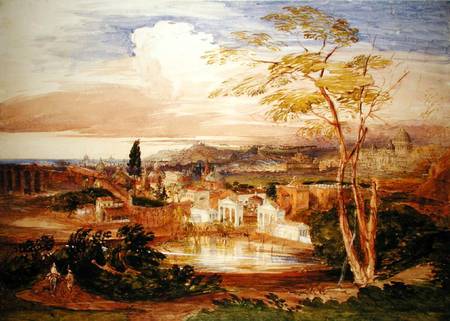 Rome from the Borghese Gardens à Samuel Palmer