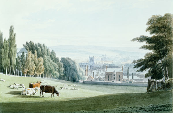 Bristol from below the Royal Fort, Tyndall's Park à Samuel R.W.S. Jackson