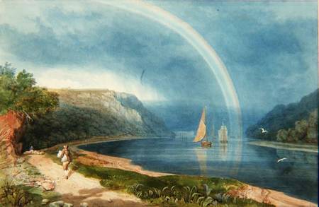 Rainbow on the River Avon à Samuel R.W.S. Jackson