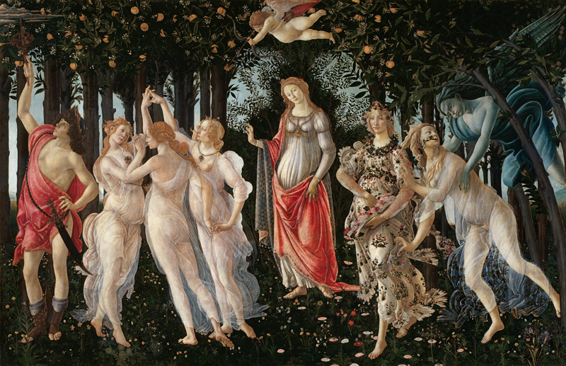 Le printemps à Sandro Botticelli