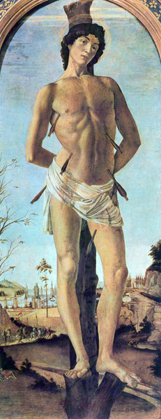 Saint Sebastian à Sandro Botticelli