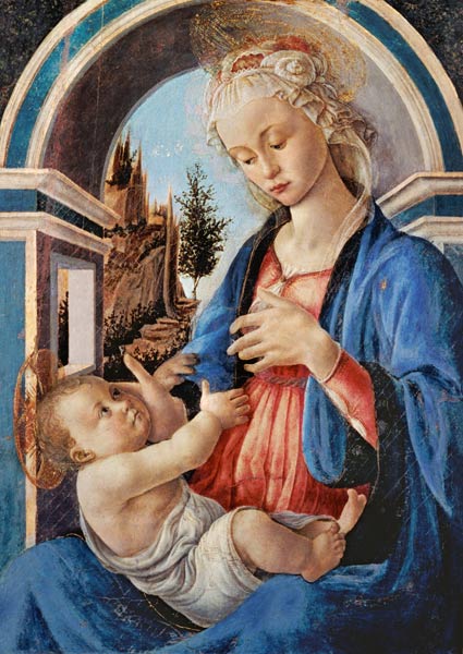 La Vierge et l'Enfant à Sandro Botticelli