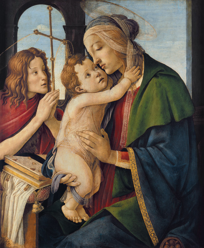 Madone (Vierge à l'enfant) à Sandro Botticelli