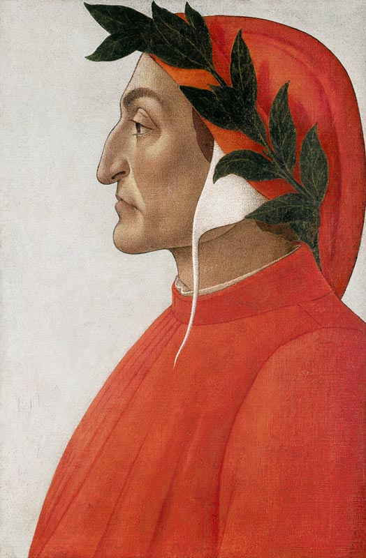 Portrait de Dante Alighieri à Sandro Botticelli