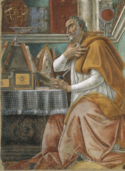 Botticelli / Saint Augustinus / c.1480 à Sandro Botticelli