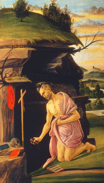 St. Jerome in the desert à Sandro Botticelli