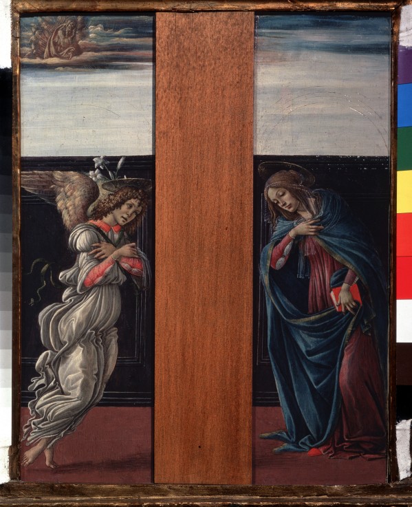 The Annunciate Virgin and Archangel Gabriel à Sandro Botticelli