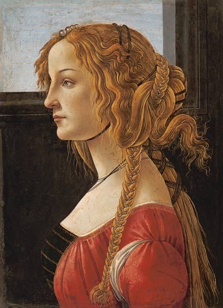 Portrait de Simonetta Vespucci à Sandro Botticelli