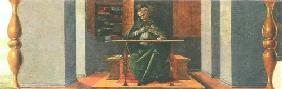 Saint Augustin dans sa cellule (Predella du San Marco-Altars)