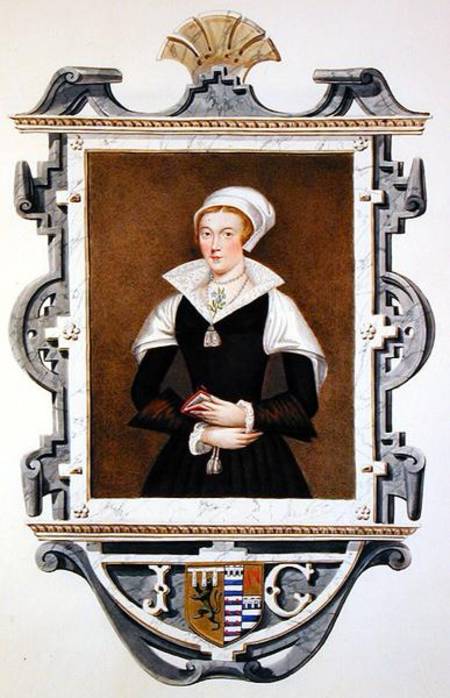 Portrait of Lady Jane Grey (1537-54) 'Nine-Days Queen' from 'Memoirs of the Court of Queen Elizabeth à Sarah Countess of Essex