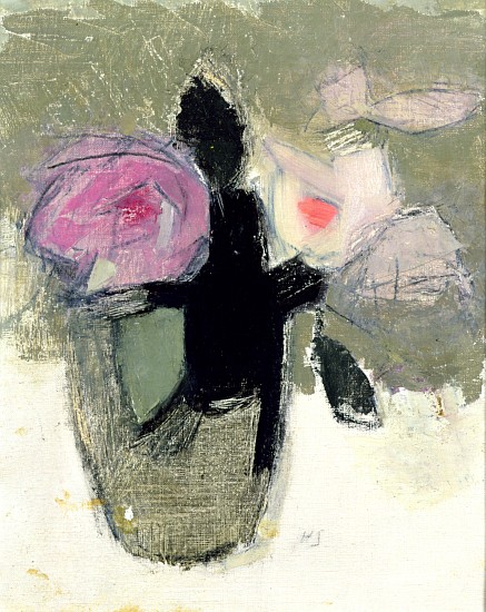 Still life with flowers à Helene Sofia Schjerfbeck