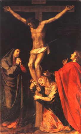 crucifixion à Scipione Pulzone