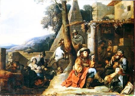 Bohemians and Soldiers at Rest à Sébastien Bourdon