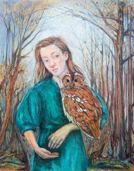 Girl with Owl