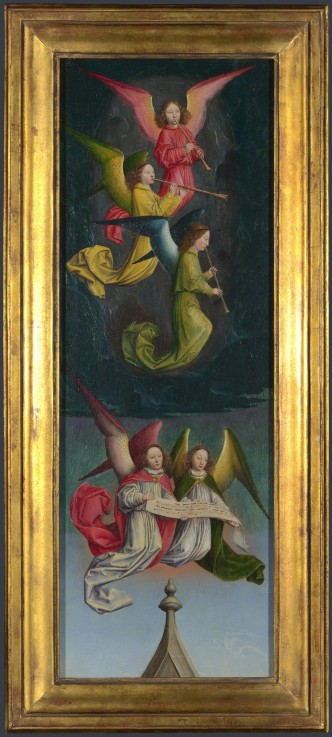 A Choir of Angels (from the St Bertin Altarpiece) à Simon Marmion