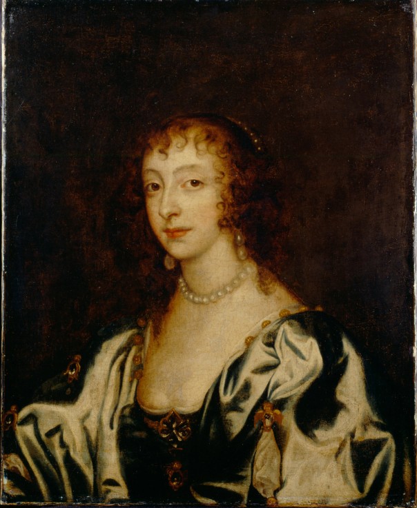 Portrait of Queen Henrietta Maria of France (1609-1669) à Sir Anthonis van Dyck