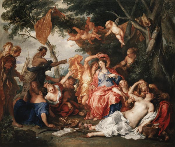 Amarillys und Mirtillo à Sir Anthony van Dyck