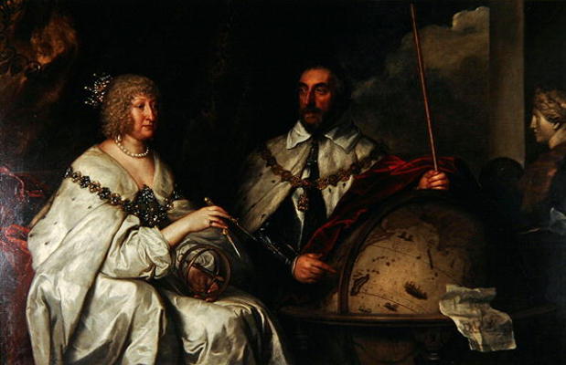 The Madagascar portrait of Thomas Howard and his wife Aletheia Talbot, 1635 (oil on canvas) à Sir Anthony van Dyck