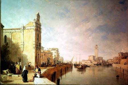 A View of Murano à Sir Augustus Wall Callcott