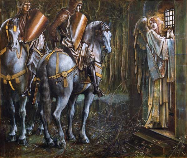 Das Scheitern von Sir Gawein und Sir Uwein à Sir Edward Burne-Jones