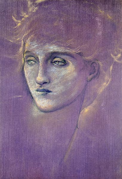 Head of a Woman à Sir Edward Burne-Jones