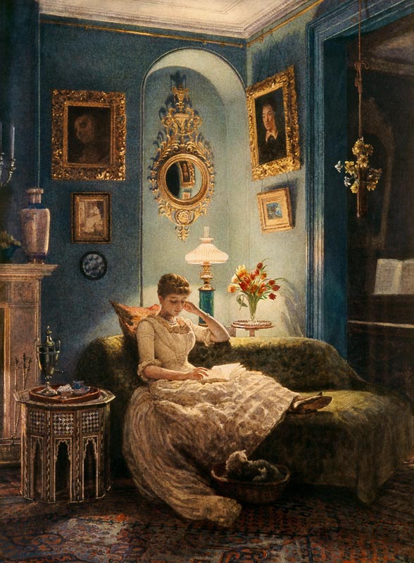 An Evening at Home à Sir Edward John Poynter