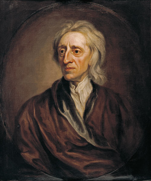 Bildnis von John Locke (1632-1704). à Sir Godfrey Kneller