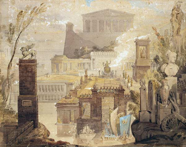 A Recreation of the Architecture of Ancient Athens à Sir James Pennathorne