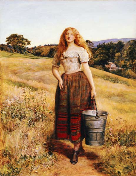 The Farmer''s Daughter à Sir John Everett Millais