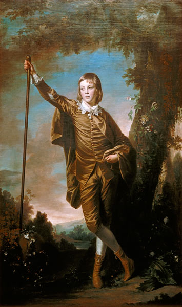 Le garçon dans bruns à Sir Joshua Reynolds