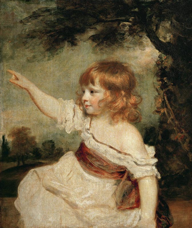 peint pour la tante à Sir Joshua Reynolds