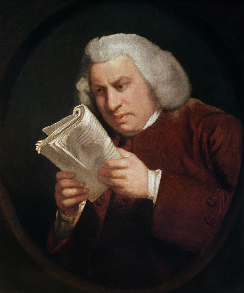 Dr. Johnson (1709-84) à Sir Joshua Reynolds