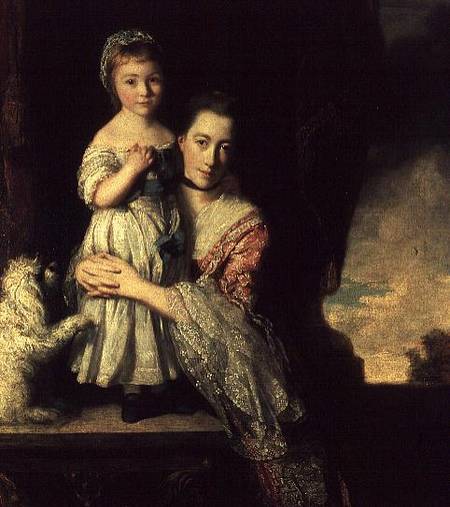 Georgiana, Countess Spencer with Lady Georgiana Spencer à Sir Joshua Reynolds