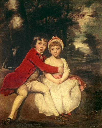 John Parker and his sister Theresa à Sir Joshua Reynolds
