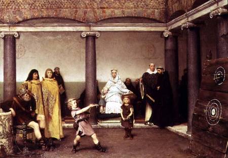 The Education of the Children of Clovis à Sir Lawrence Alma-Tadema