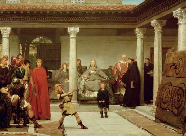 Education of ClovisSons à Sir Lawrence Alma-Tadema