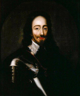 Portrait of Charles I in armour, c.1670 (oil on canvas) à Sir Peter Lely