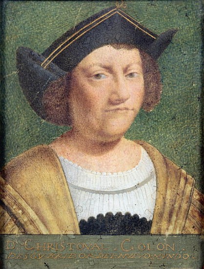 Portrait of Christopher Columbus (1451-1506) à École espagnole