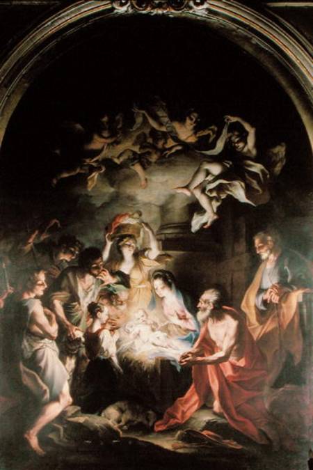 Nativity with St. Jerome à Stefano Maria Legnani