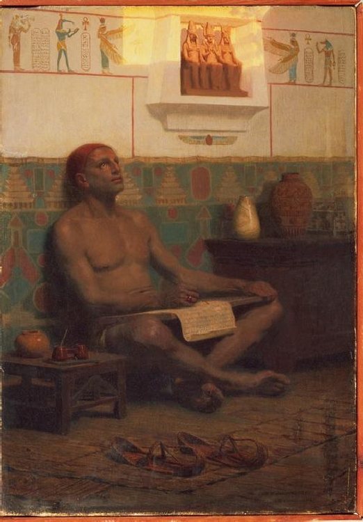 The royal scribe Rahotep à Stepan Wladislawowitsch Bakalowitsch