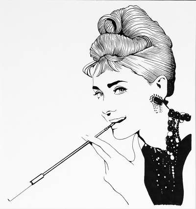 Icône de style Audrey Hepburn