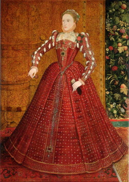 Portrait of Elizabeth I of England (The Hampden Portrait) à Steven van der Meulen