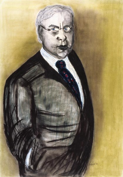The Lawyer, 1998 (pastel and charcoal on paper)  à Stevie  Taylor